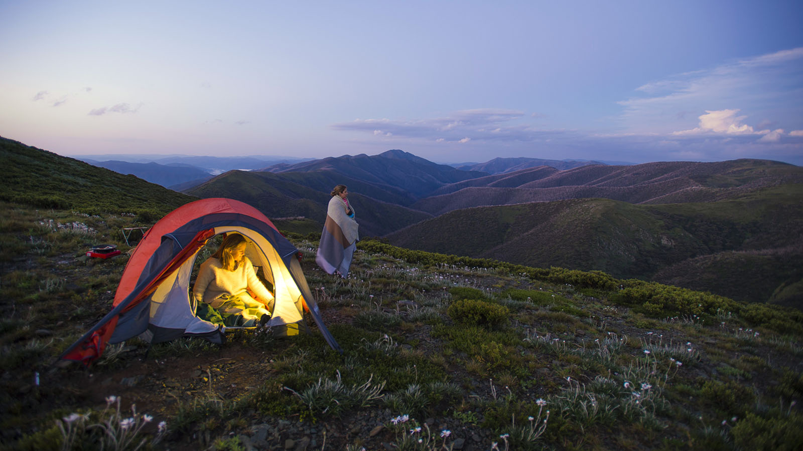 Falls to Hotham camping, High Country, Victoria