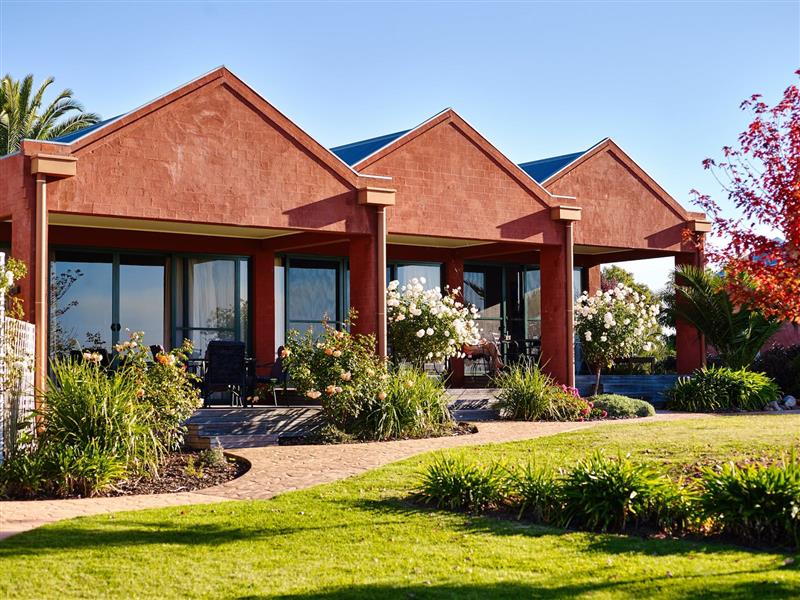 Tuileries at De Bortoli Rutherglen Vineyard view accommodation