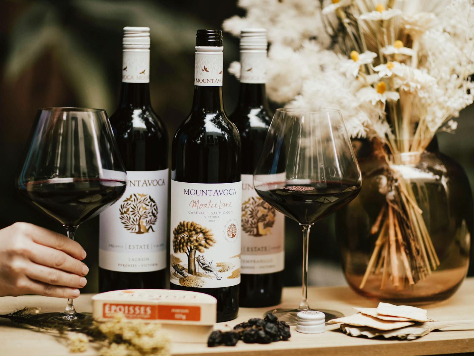 Red wines with cheese