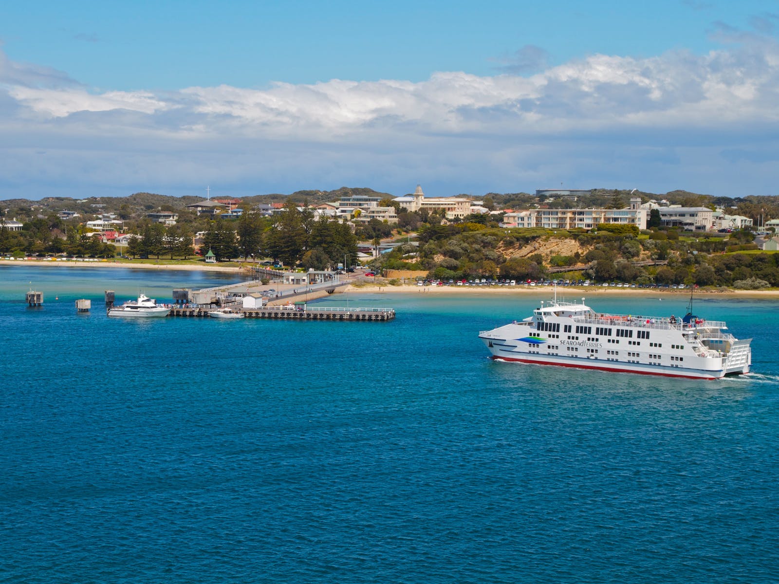 Searoad Ferries arriving into Sorrento