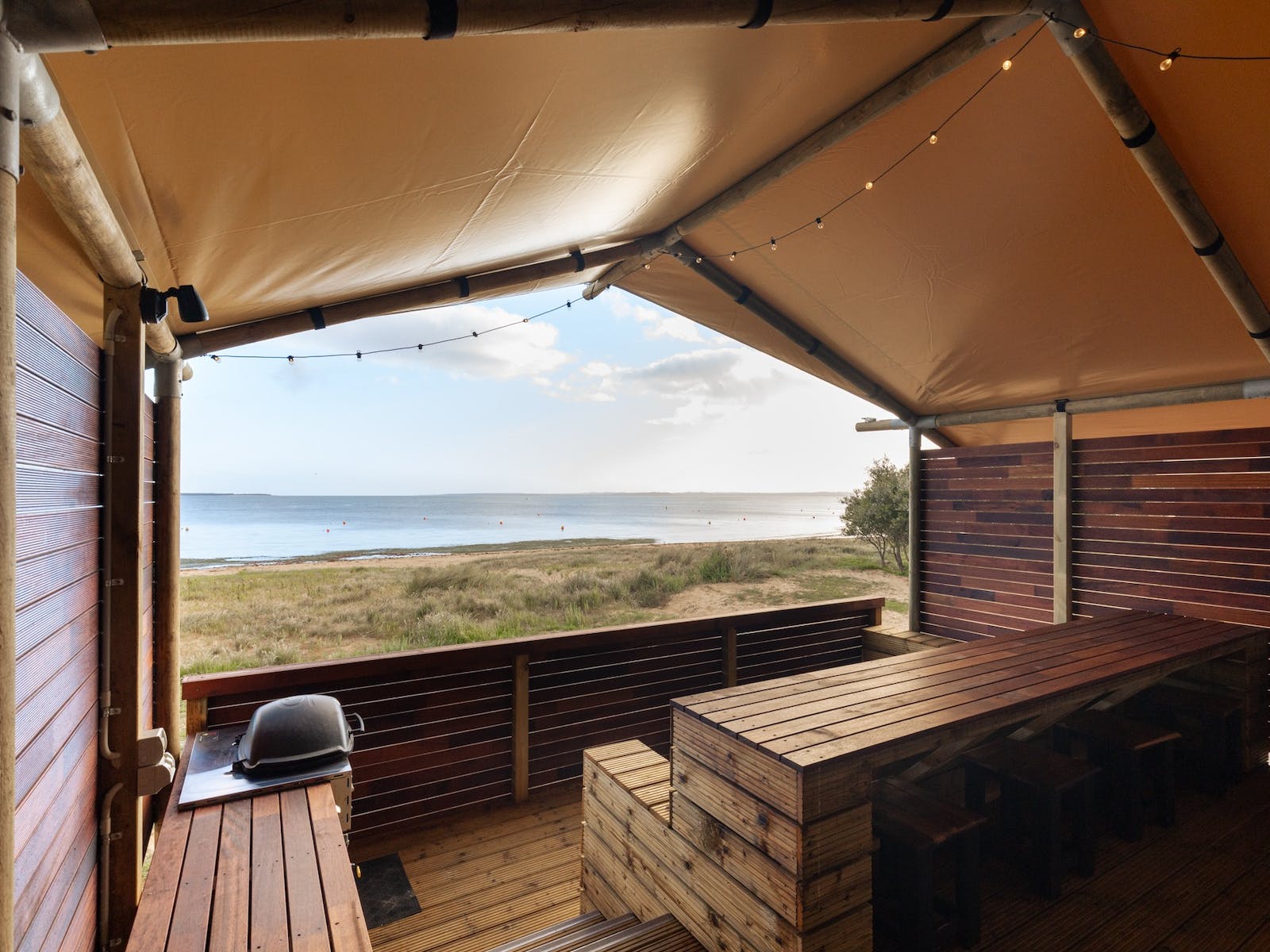 Safari tent - balcony