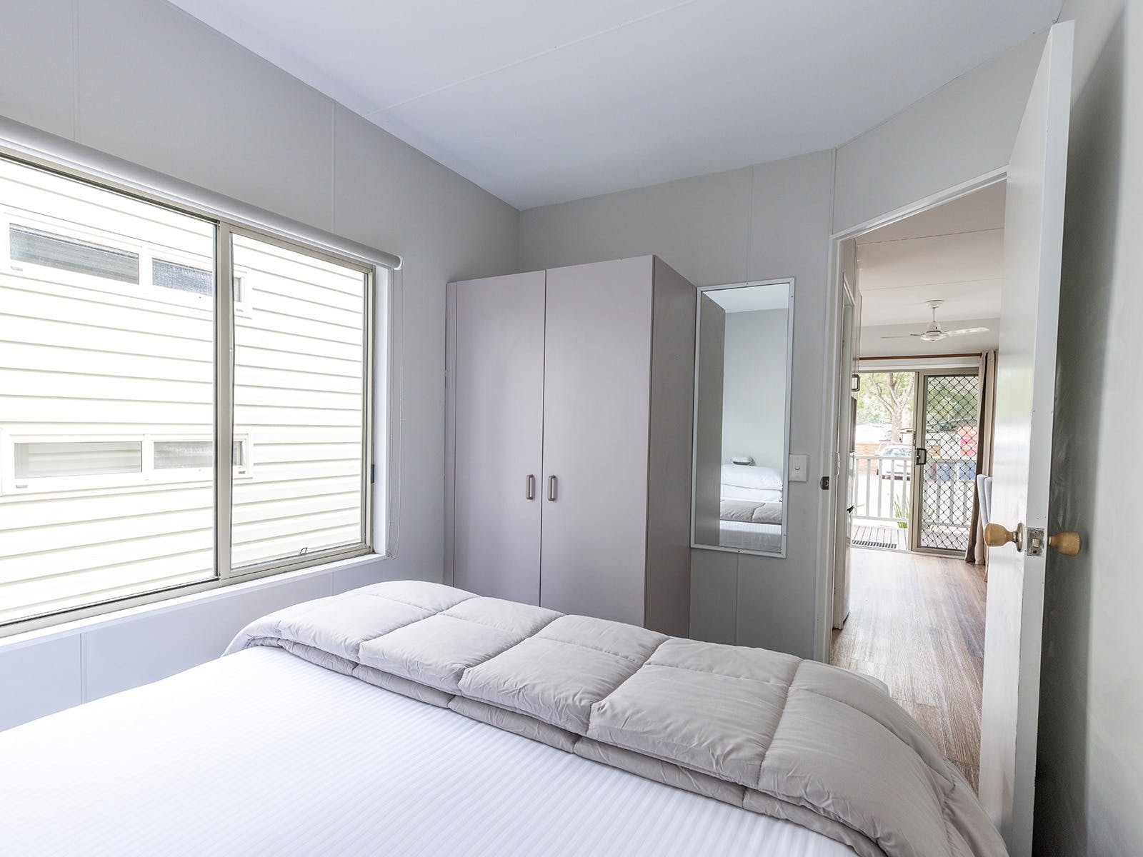 Sheerwater Cabin  Bedroom