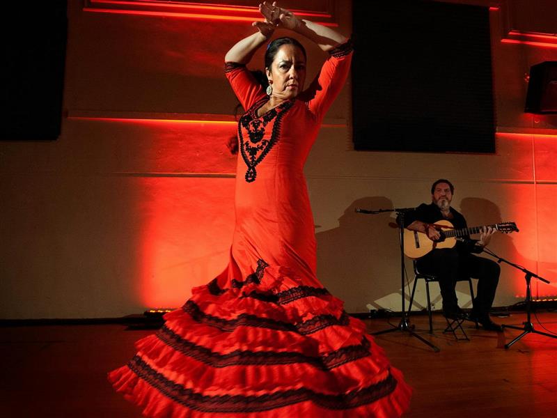 Flamenco dancing