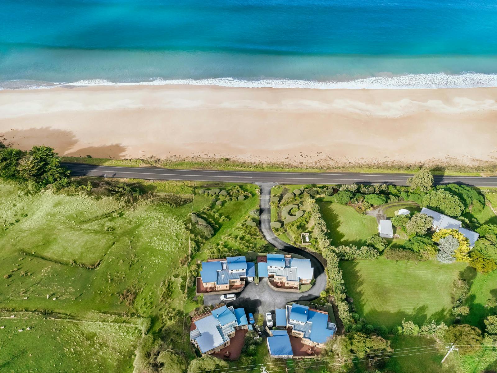 Chocolate Gannets - drone view