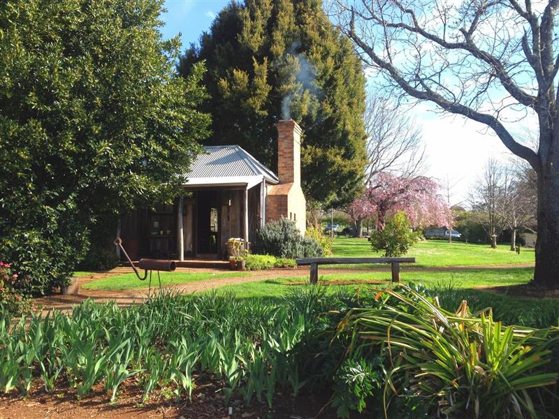 Our beautiful Gardens and Timber Slab Kitchen