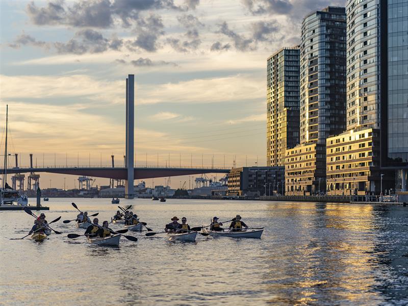 Kayak Melbourne, Docklands. Photo by Tourism Australia