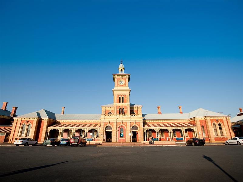 Albury Railway Station, The Murray, Victoria, Australia