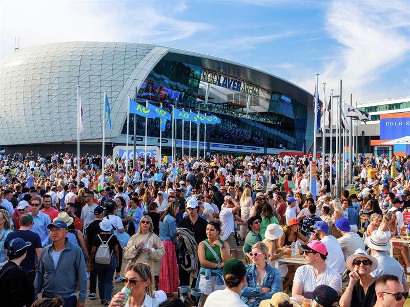 Rod Laver Arena, Australian Open, Melbourne, Victoria, Australia. Photo: Aaron Francis