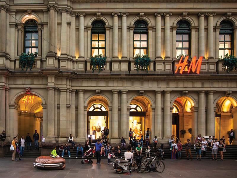 Bourke Street Mall, Melbourne, Victoria, Australia