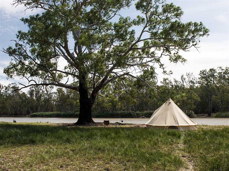 Camping, The Murray, Victoria, Australia