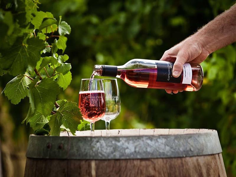 Captains Creek Organic Wines, Ballarat wine region, Goldfields, Victoria, Australia