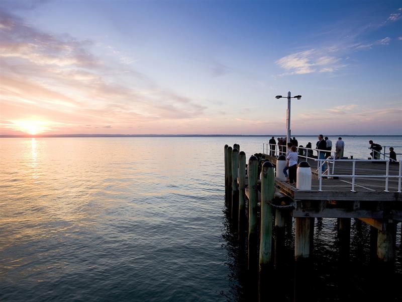 Cowes Pier Sunset, Phillip Island, Victoria, Australia