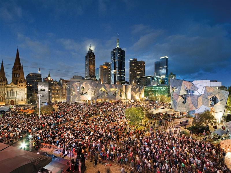 Federation Square, Melbourne, Victoria, Australia