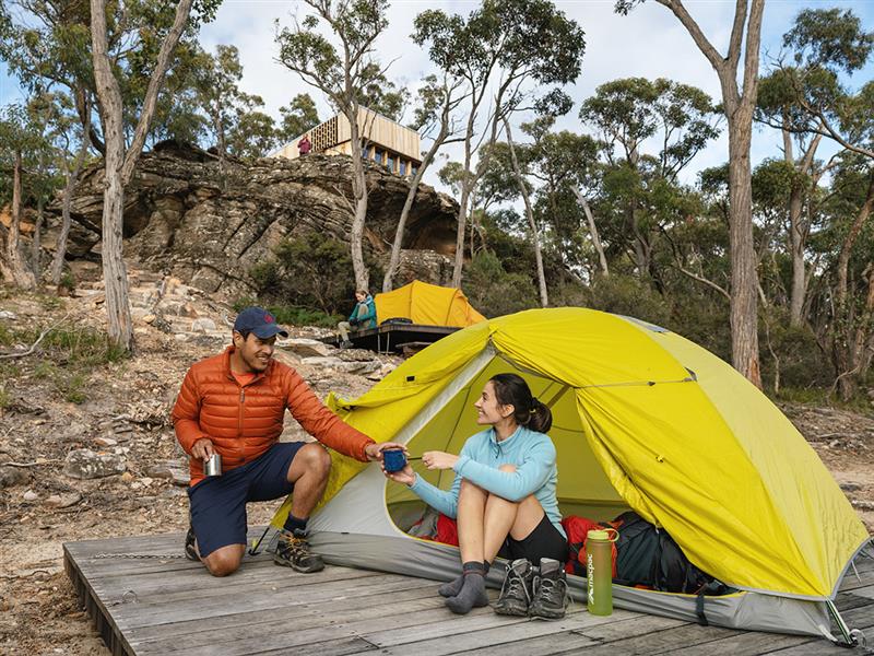 Grampians Peaks Trail, Djardji-Djawara hiker camp. Credit: Parks Victoria