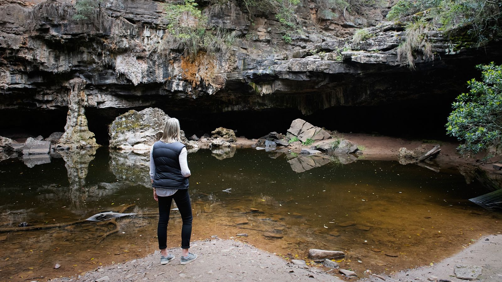 Den of Nargun, Mitchell River National Park, Gippsland, Victoria, Australia. Photo by Jessica Shapiro.