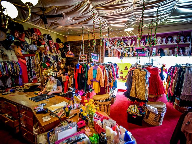 Rose Chong's Costuem Shop, Melbourne, Victoria, Australia. Credit: Eamon Donnelly