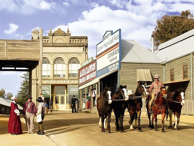 Sovereign Hill, Ballarat, Goldfields, Victoria, Australia